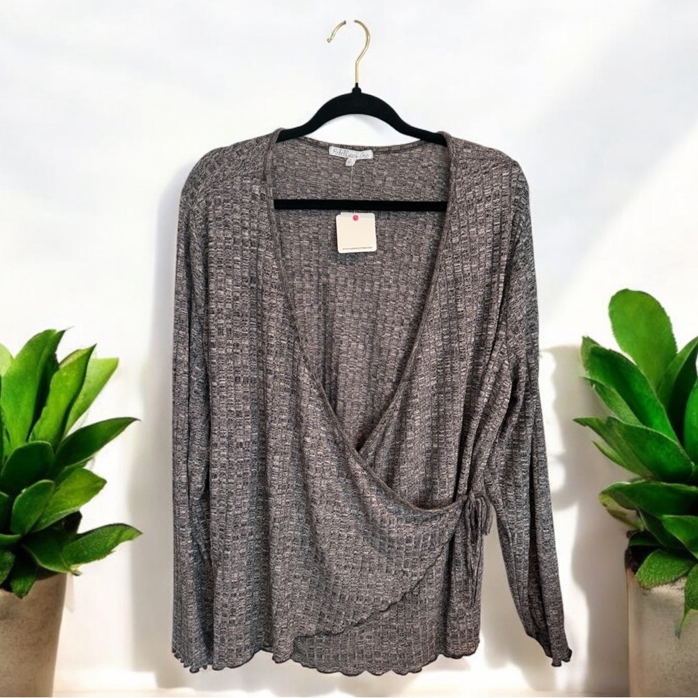 Rebellious One NWT Wrap Sweater 3x